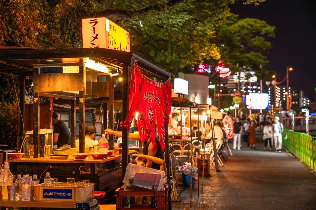 Ramen Stall on the island of Nakasu in Hakata